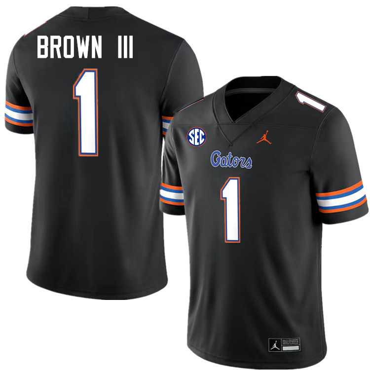 Vernell Brown III Florida Jersey,Florida Gators #1 Vernell Brown III Uniforms,Jersey Youth-Black